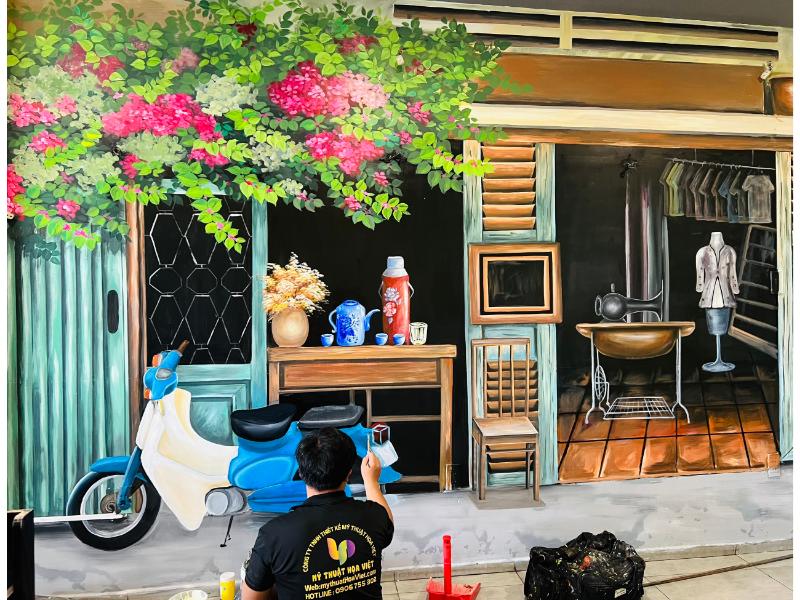 ve-tranh-3d- sai-gon-xưa